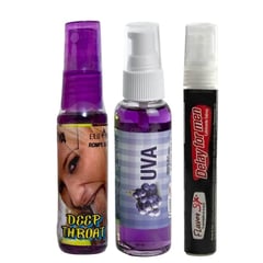 GENERICO - Lubricante Comestible + Retardante Sexual + Garganta Profunda