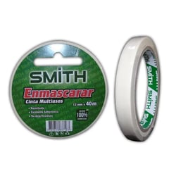 SMITH - Cinta Enmascarar 12 Mm (1/2 Pulgada) X 40 Mts