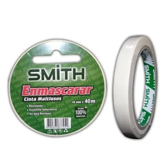 SMITH - Cinta Enmascarar 18 Mm (3/4 Pulgada) X 40 Mts