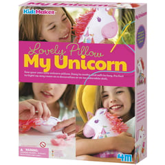 4M - COJÍN UNICORNIO PARA DECORAR KIT DE MANUALIDADES