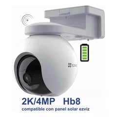 EZVIZ - Cámara 360°, Hb8 2k (4mp) Wifi, 210 Días De Batería,