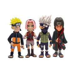 MINIX - Set de 4 Figuras Coleccionables Naruto