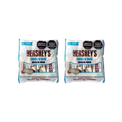 HERSHEYS - Snack Size Cookies And Creme 2 Paq X156gr X13 Uds