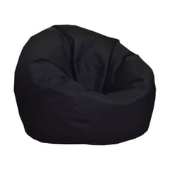 DORMIPUFF - Puff Redondo Negro Gigante Silla Lona