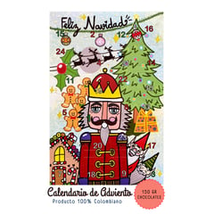 GENERICO - Calendario de Adviento Con Chocolates 150gr - Cascanueces