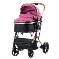 EBABY - Coche Para Bebe Tipo Moises Con CubrePies Plegable