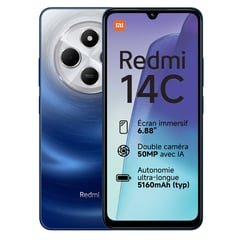 XIAOMI - REDMI 14C Mediatek Helio G81 128GB RAM 4GB Android 14 Azul 4G LTE