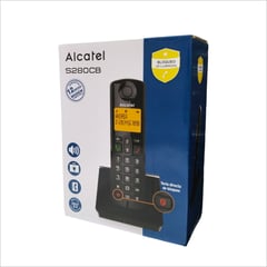 ALCATEL - Teléfono Inalámbrico S280cb Altavoz Negro