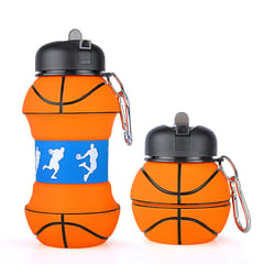 GLOBAL OFFER - Botella Plegable Retráctil Baloncesto 550 ml