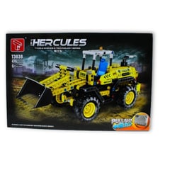 HERCULES - ARMOTODO TIPO LEGO RETROEXCAVADORA/ CON 476 PIEZAS/+6 AÑOS