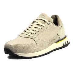 VIAR - Tenis en Cuero Para Hombre Dukati02 Beige