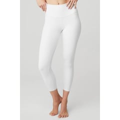 ALO YOGA - Leggings high-waist airbrush Blanco W5473RWHITE