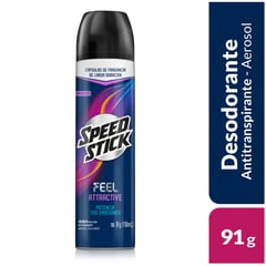 SPEED STICK - Desodorante Feel Attractive Aerosol X 91G