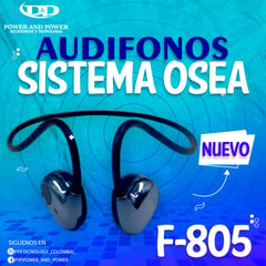 GENERICO - AUDIFONOS BLUETOOTH F-805 DE CONDUCCION OSEA PYP