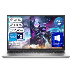 DELL - Portátil Business Intel I5 1235U RAM 24GB SSD 512GB + Win 11 Pro 15.6 Pul Computador Portátil