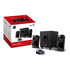 GENIUS - Parlante SW-2.1 300X Con Subwoofer 2.1 Canales 10W