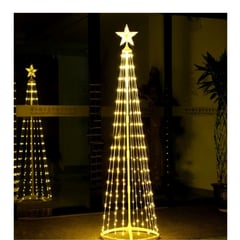 GENERICO - Árbol De Navidad 180CM Luminoso Decoración Jardín Luz Led Cálido