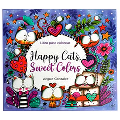 ARTISAN - Libro para Colorear Happy Cats Sweet Colors por LALA González