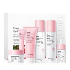 BIOAQUA - Kit Facial Rosas Acido Hialuronico Rose X 6