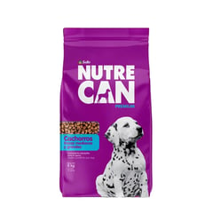 NUTRECAN - Perros Cachorros Raza Mediana Grande Extruido 8 Kg