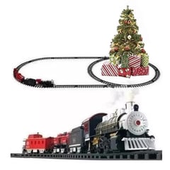 GENERICO - Tren Navideño árbol de navidad con Humo Luces Y Sonidos