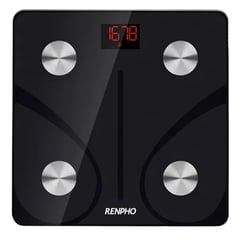 GENERICO - Renpho ES-CS20M balanza digital negra hasta 180 kg 110v/220v