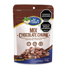 GENERICO - MIX DE CHOCOLATE CHUNCK X 110 G SNACK DEL ALBA