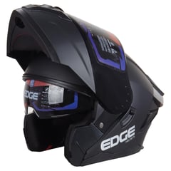 EDGE HELMETS - Casco Edge Abatible Solido Certificado DOT - ECE - XL