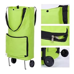 GENERICO - Carrito De Compras Multifuncional Plegable Con Ruedas