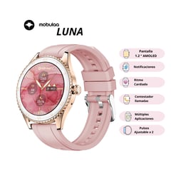 MOBULA - Reloj inteligente Smartwatch Aurafit LUNA - Rosa