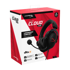 HYPERX - Diadema Alámbricos On Ear Cloud Core 7.1 Gaming Black