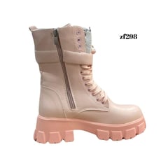 INSHOES - Botin rosa bolsito suela 5cm