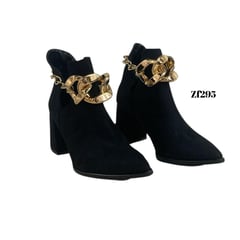 INSHOES - Botin negro tacon 7cm