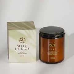 CLICHE AROMATIZA TU MARCA - Vela Bienestar Sello de Dios 200g