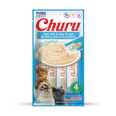 GENERICO - Churu Receta Atún y Vieira Sobre x 4 tubos