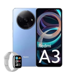 XIAOMI - Celular Redmi A3 64GB Ram Azul + Redmi Watch 3