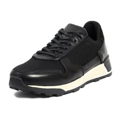 VIAR - Tenis Moda en Cuero Para Hombre Dukati01 Negro