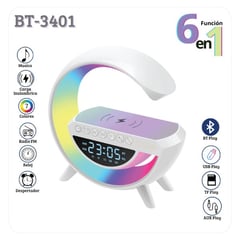 GENERICO - Parlante Digital Bluetooth Lampara G 3401