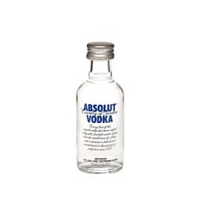 ABSOLUT - Botellita Miniatura De Vodka 50ml