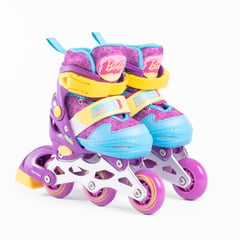 BARBIE - Patines En Linea Chasis De Aluminio 3 Ruedas T 27-30