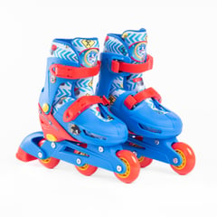 SONIC - Patines Infantiles 2 En 1 Azul 3 Ruedas Talla 31-34