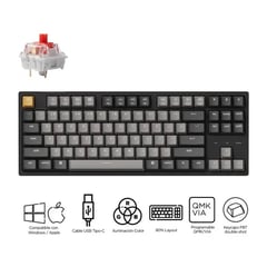 KEYCHRON - Teclado Mecánico C1 PRO RGB QMK switch red