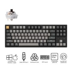 KEYCHRON - Teclado Mecánico C1 PRO RGB QMK switch brown