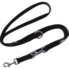 GENERICO - Correa Mascota Perro Y Gatos 2M Ajustable Nylon - Negro