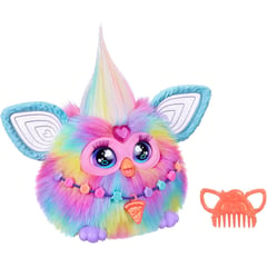 HASBRO - Juguete Peluche Interactivo Furby Tie Dye Se Mi Mejor Amigo