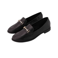 MARIO HERNANDEZ - Mocasín loafer gardenia negro Julia