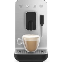 SMEG - Máquina de café espresso automática con espumador y molinillo de café