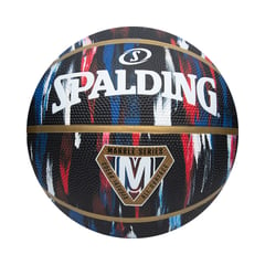 SPALDING - Balon De Basketball Marble Series #7-Negro