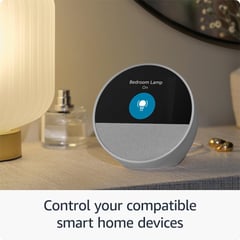 AMAZON - Echo spop Alexa Despertador Inteligente Sonido Vibrante