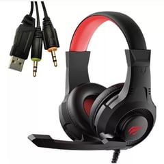 HAVIT - Diadema Gamer H2031d Plug 3.5 Y Usb